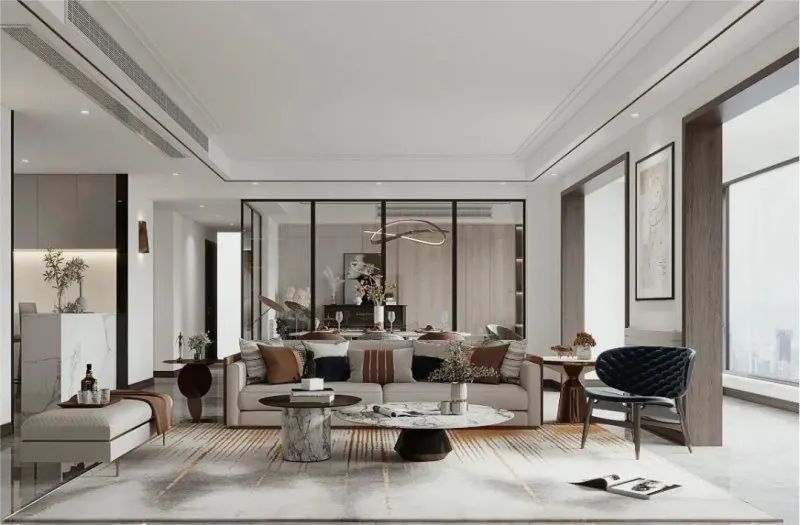 现代轻奢装修风格家居该怎么搭配